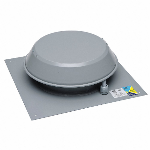 Exhaust Fan, Roof Mount, 6 Inch Duct, 120V, 1 Phase