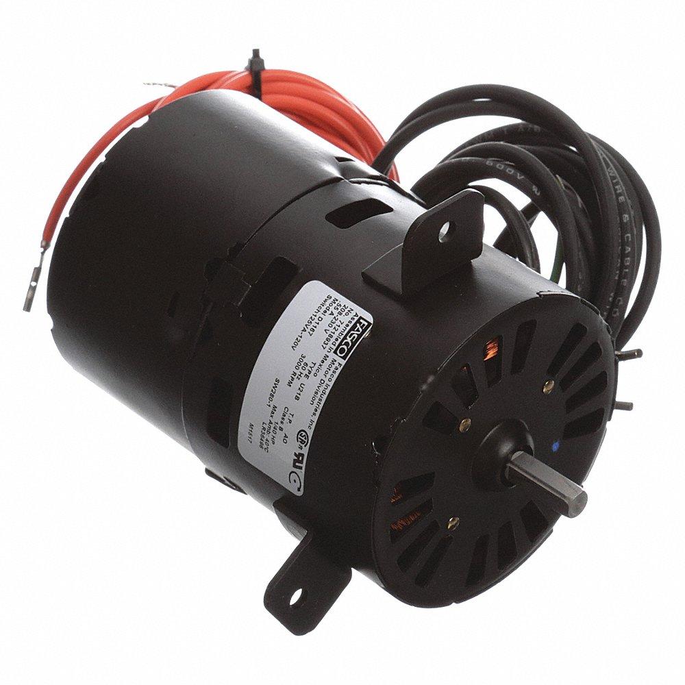 Condenser Fan Motor, 1/40 HP, 3000 RPM, 208 To 230V AC