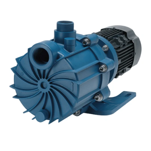 Sealless Plastic Pump, 4 to 104 gpm Flow Range, 90 psi Maximum Working Pressure