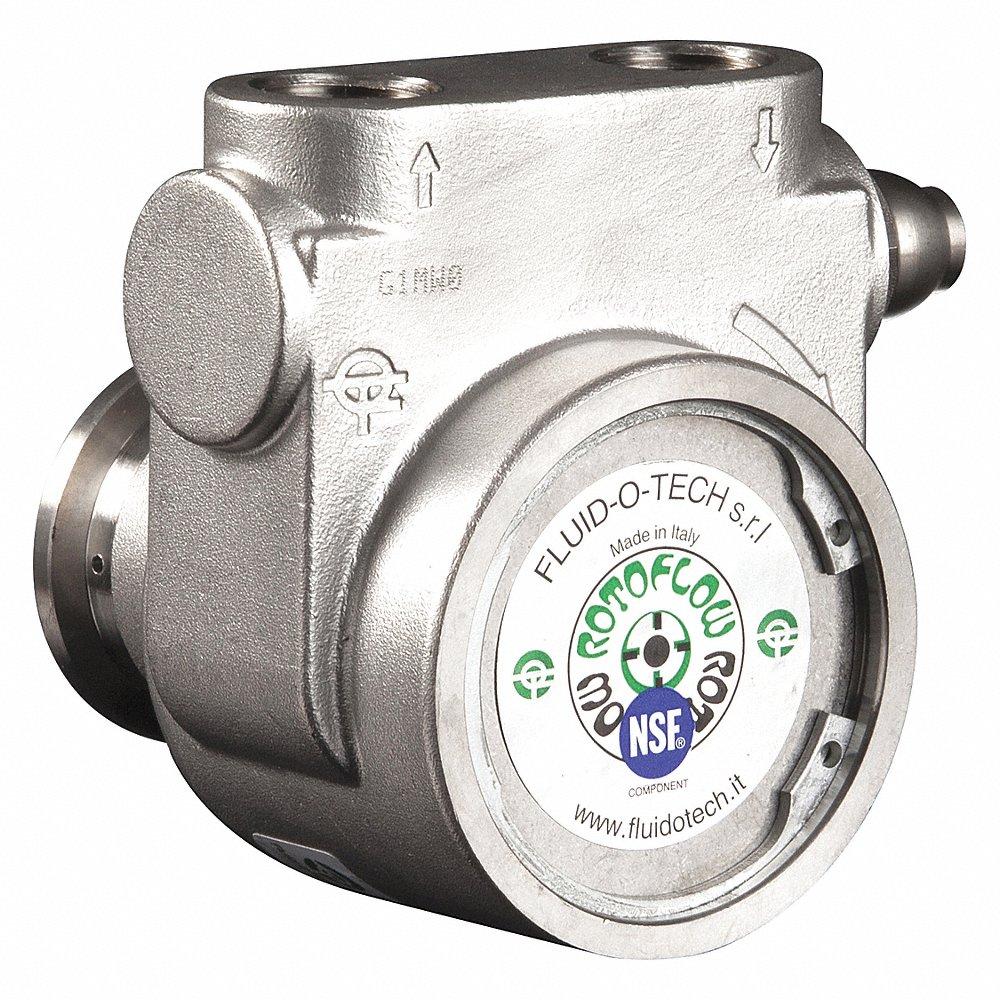 Rotary Vane Pump, 1/2 Inch Inlet/Outlet NPTF, 295 gph Max. Flow