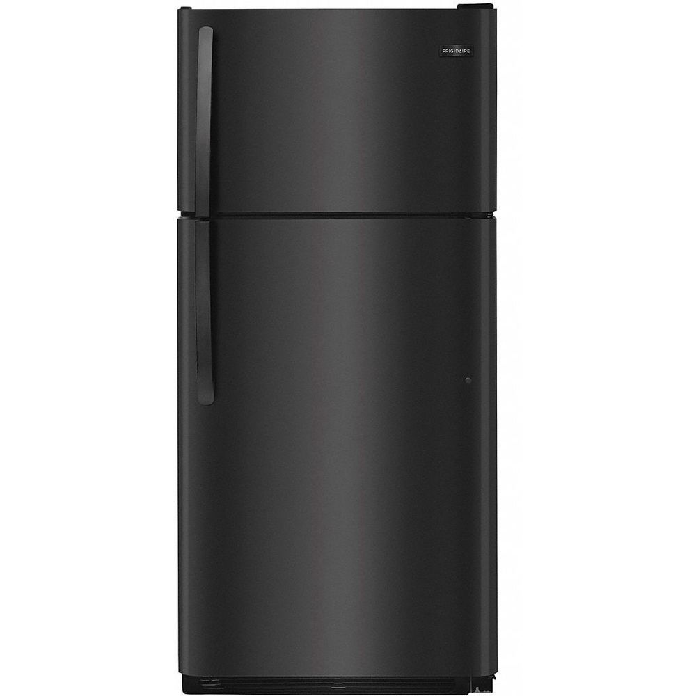 Refrigerator and Freezer, 18 cu. ft., Black