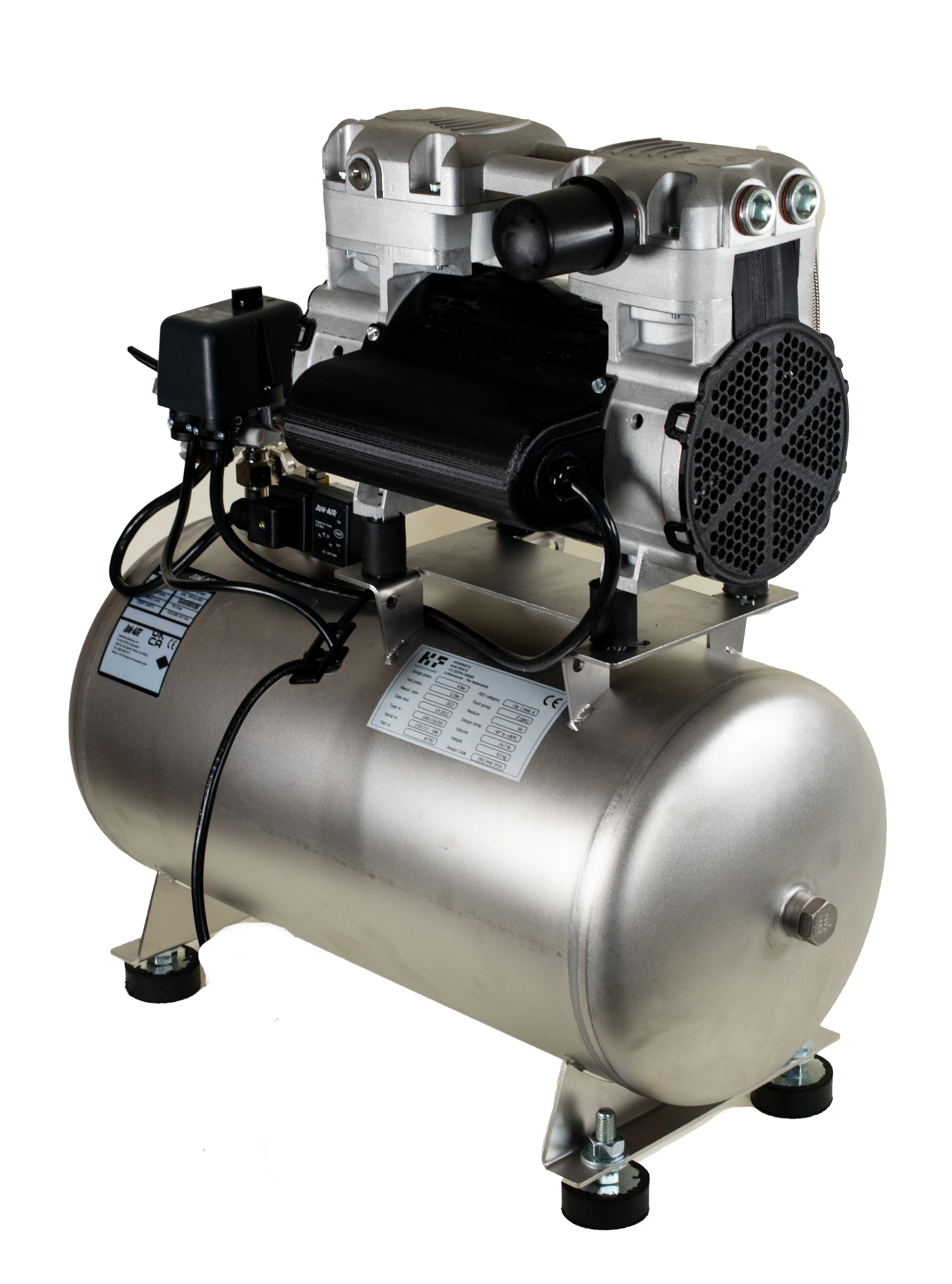Piston Compressor, 0.75 HP, 5.6 bar Max Pressure, 5.5 gal Tank Size