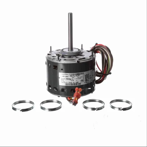 Fan and Blower Motor, 1/4 HP, 1 Phase, 60 Hz, 115 V, 1075 RPM, 2 Speed, 48 Frame
