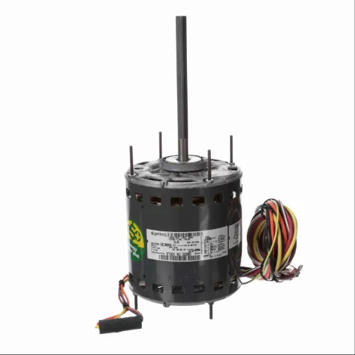 Fan and Blower Motor, 3/4 HP, 1 Phase, 60 Hz, 277/230 V, 1075 RPM, 4 Speed, 48 Frame