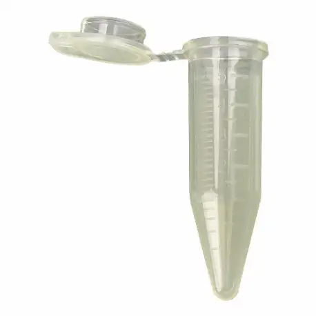 Centrifuge Tube, 5 ml Labware Nominal Capacity, 0.2 to 5 ml, Clear, 200 Pack