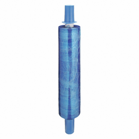 Stretch Wrap, 80 Ga Gauge, 20 Inch Overall Width, 1000 Ft Overall Length, Blue