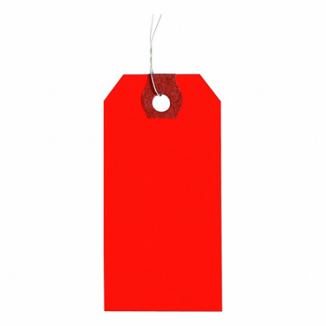 Blank Shipping Tag, #8, 6 1/4 Inch Tag Height, 3 1/8 Inch Tag Width, 13 Points