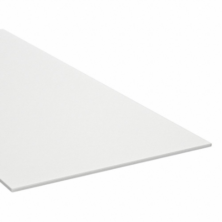 Plastic Sheet, 0.1875 Inch Plastic Thick, 24 Inch Width X 48 Inch Length, Off-White, Opaque