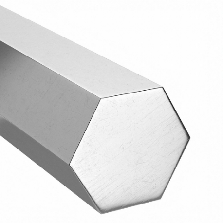 Stainless Steel Hex Bar, 304, 3/4 Inch Hex Width, 24 Inch Overall Length