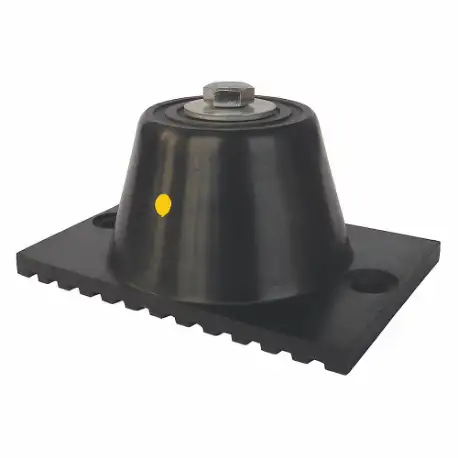 Floor Mount Vibration Isolator, Neoprene, 40 to 75 lb, 0.50 Inch Max. Deflection