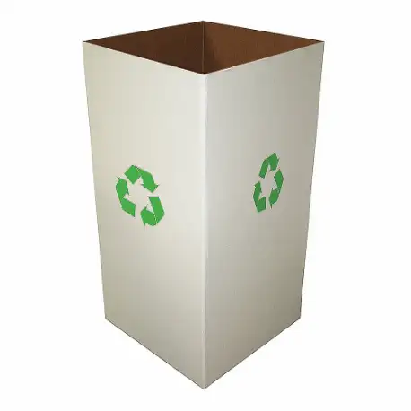 Recycling Collection Box, 50 Gal Capacity, 18 Inch Width/Dia, 18 Inch Depth