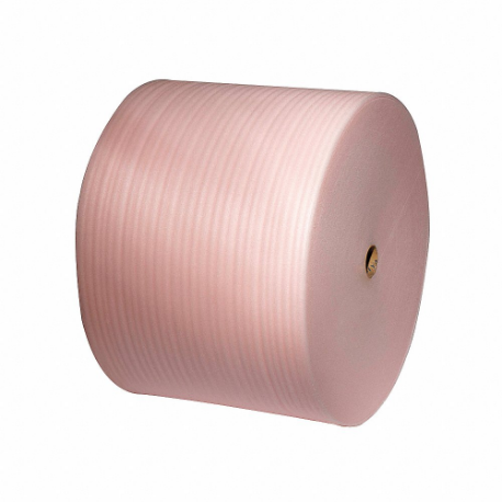Foam Roll, 1/8 Inch Foam Thick, 6 Inch Roll Width, 550 ft Roll Length, Pink