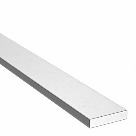 Stainless Steel Flat Bar, 316, 0.25 Inch Thick, 1/2 Inch X 12 Inch Size, Hot Rolled, Mill