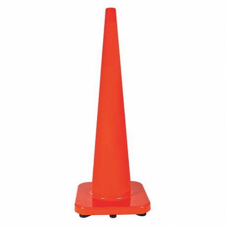 Traffic Cone, Day or Low Speed Roadway 40 MPH or Less, Non-Reflective, 36 Inch Cone Height