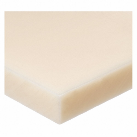 Rectangle Stock, 0.5 Inch Plastic Thick, 3/4 Inch Width X 24 Inch L, Off-White, Opaque