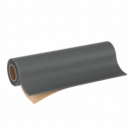Neoprene Roll, 36 Inch X 10 Ft, 0.0625 Inch Thickness, 50A, Acrylic Adhesive Backed, Black