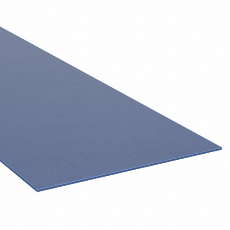 Silicone Sheet, 36 Inch X 36 Inch, 0.125 Inch Thickness, 60A, Plain Backing, Blue
