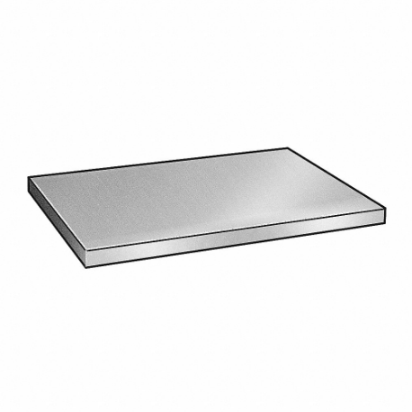 Carbon Steel Plate, 0.25 Inch Thick, 24 Inch X 4 Feet Nominal Size