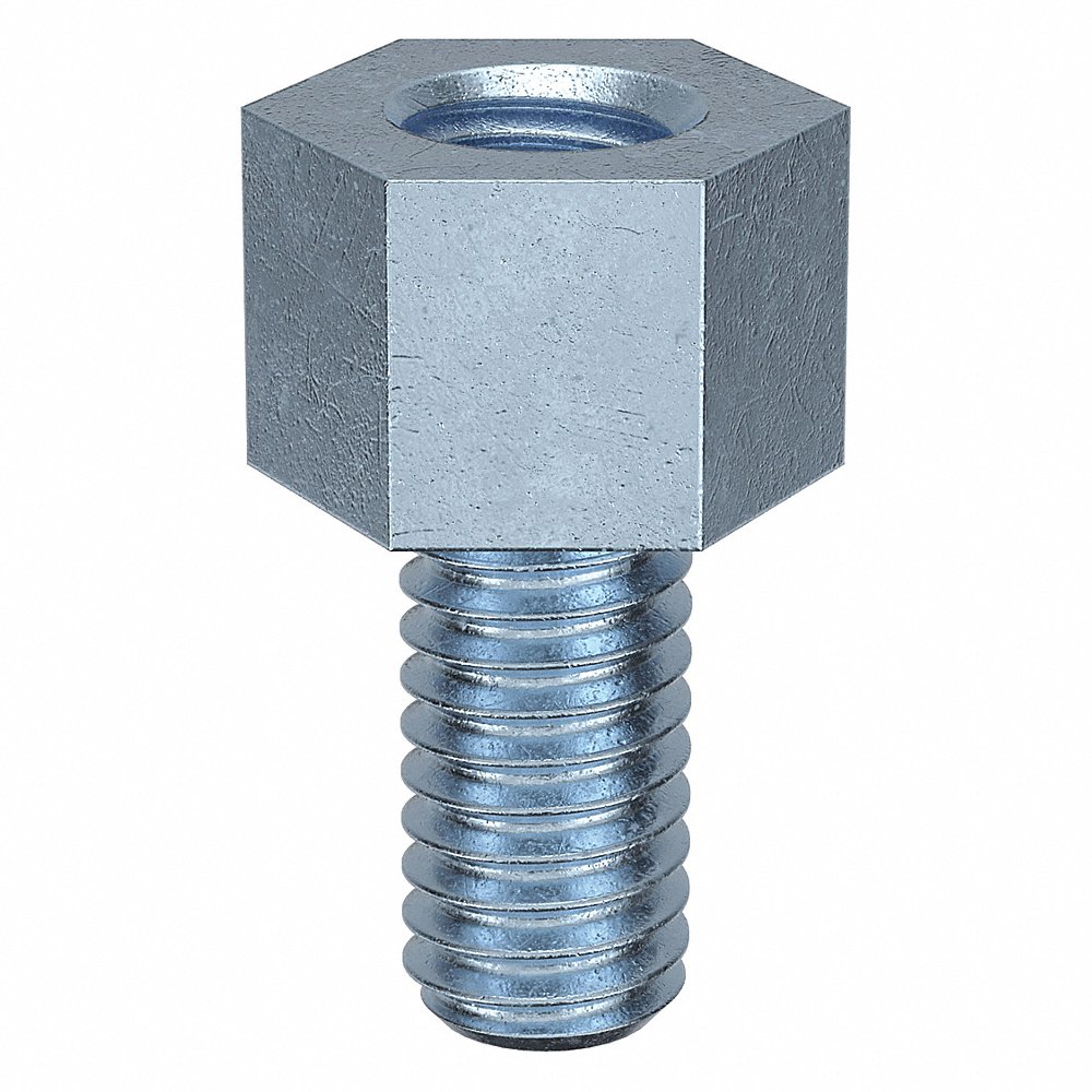 Spacer Int/Extension Stud M4 x 0.7, 5mm Body Length, 100PK