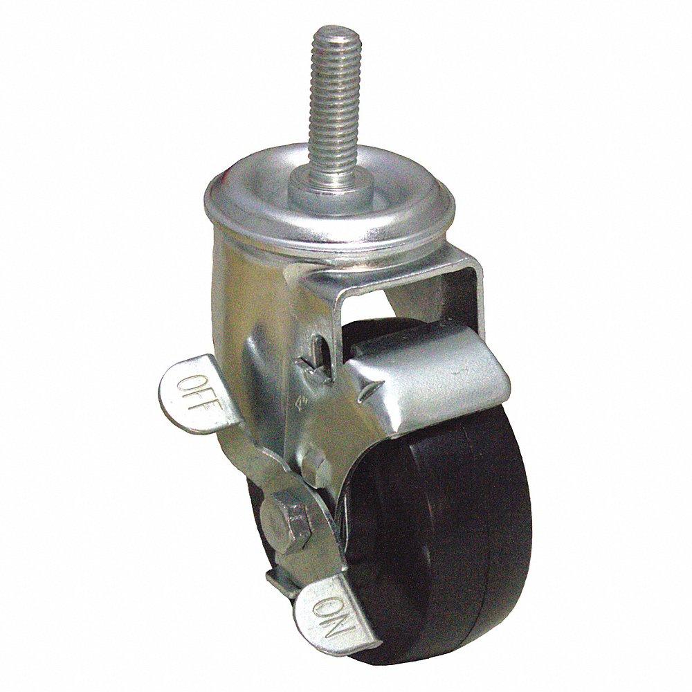 Threaded Stem Caster, 3 Inch Wheel Dia., 175 lbs. Capacity