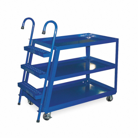 Vertical-Access Utility Cart, 1000 lb Load Capacity, 35-3/4 Inch x 21-5/8 in
