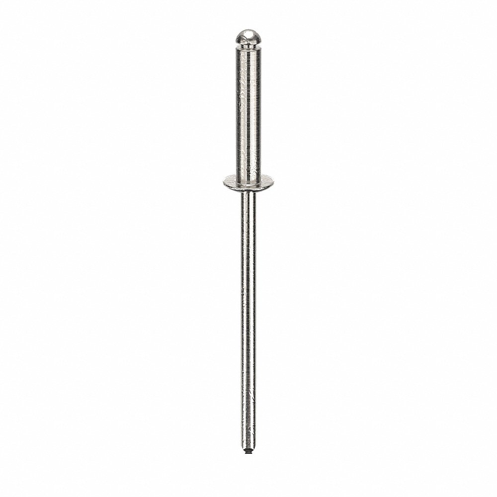 Blind Rivet, 3/32 In Rivet Dia., Alu, 1/2 In Rivet Lg., 500 Pk