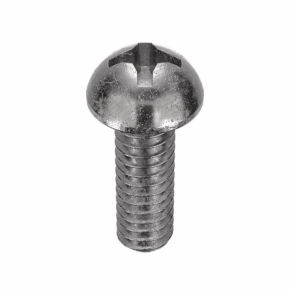 Machine Screw, 10-24 Thread Size, SS, 2 In Lg., Std, Class A2, 50 Pk