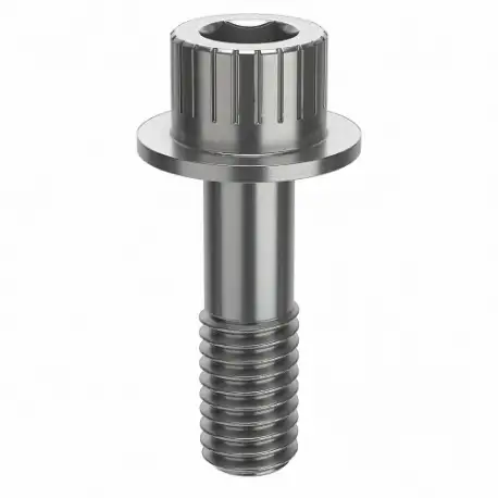 Socket Head Cap Screw, 3/8-16 Thread Size, 1 1/4 Inch Length, Plain, Stainless Steel