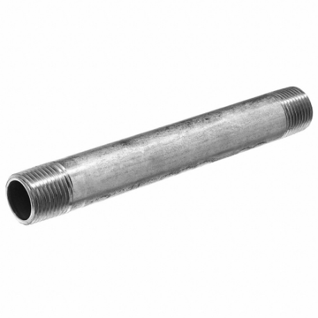 Nipple, 1 1/2 Inch Nominal Pipe Size, 4 Inch Overall Length