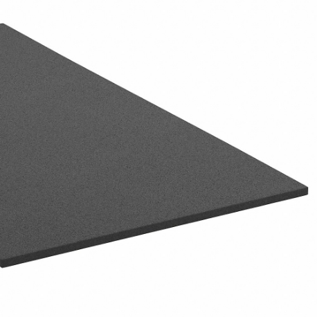 Polyurethane Sheet, Standard, 13 x 13 Inch Size, 1 Inch Thickness, Black, Open Cell