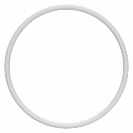 O-Ring, 1 1/8 Inch Inside Dia, 1 1/4 Inch Outside Dia, 60 Shore A, White, 10 PK