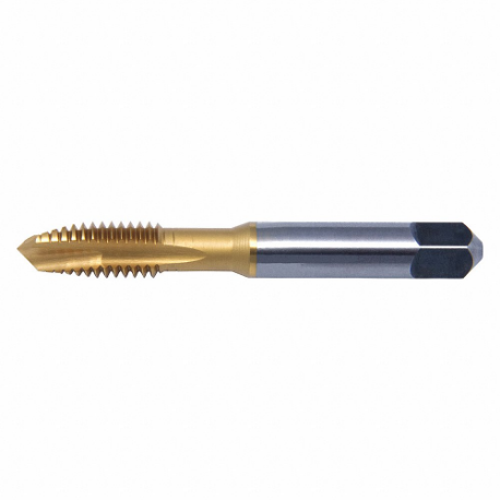 Spiral Point Tap, #10-32 Thread Size, 1/2 Inch Thread Length, 2 3/8 Inch Length