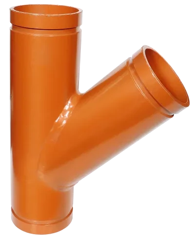 7069 Series Lateral Fitting, 45 Degree, 8 Inch Nominal Size, Painted