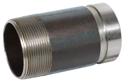 7081 Series  Adapter Nipple, Grooved X MPT, Zinc Plated, 1 Inch Nominal Size (a), 12 Inch Nominal Size (b)