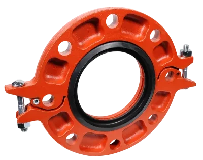 7012 Series Flange, Galvanized, Type T Gasket, 8 Inch Nominal Size