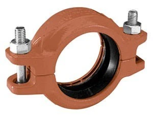 7400 Series Rigidlite Coupling, Galvanized, EPDM Flush Gap, 8 Inch Nominal Size