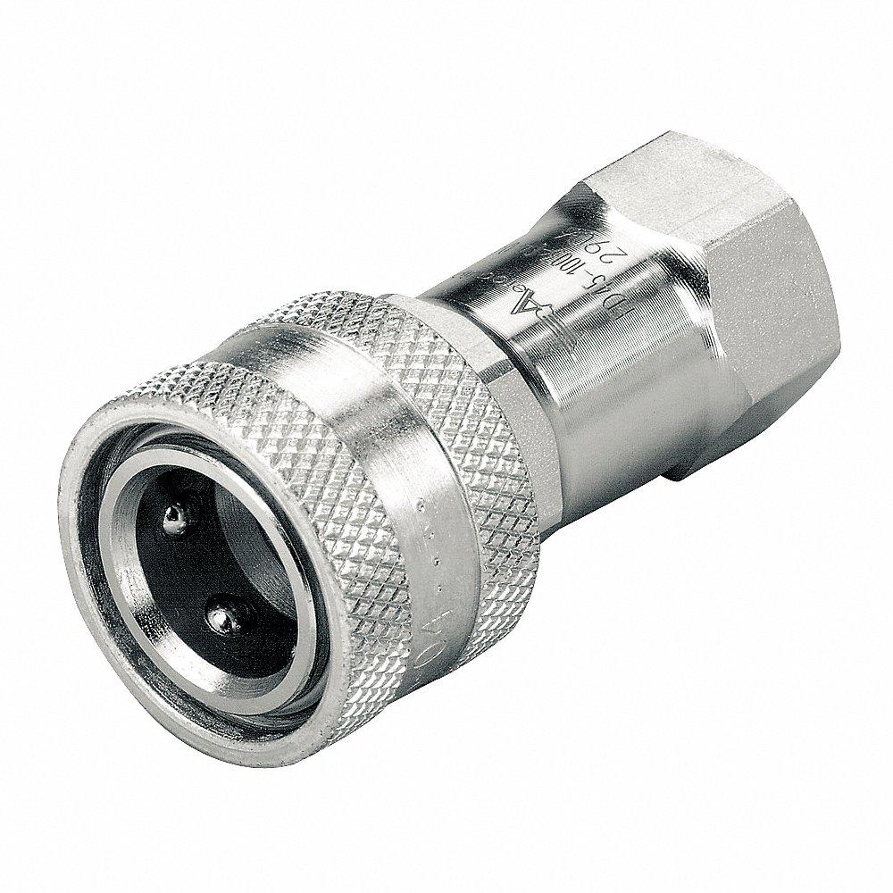 Hose Coupling, 1 Inch Size, Female, 316 Stainless Steel