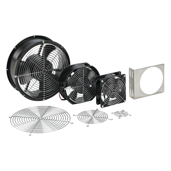 Axial Fan, 6 Inch Size, 24V, 280 CFM, Lead Wires