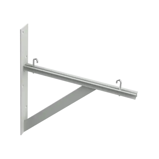 Triangle Support Bracket Kit, Fits 12 And 18 Inch Cable Runway Gray, Steel