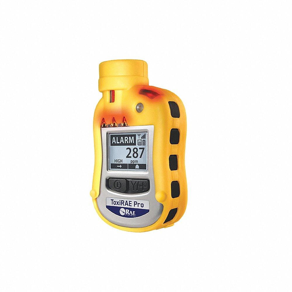 Single Gas Detector, Hydrogen Cyanide, 0 to 50 ppm, Audible/Vibrating/Visual