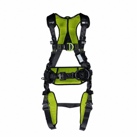 Fall Protection Harness, Climbing/Gen Use/Positioning, Vest Harness, Quick-Connect