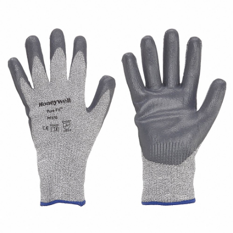 Coated Glove, 2XL, Nitrile, ANSI/ISEA Abrasion Level 4, 1 Pair