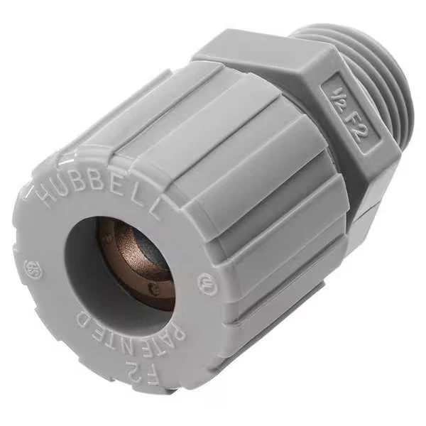 Liquid Tight Connector, 3/4 Inch, Brown