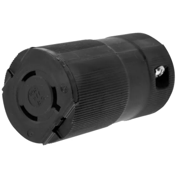 Female Connector Body, 20A, 277VAC, 2-Pole, 3-Wire Grounding