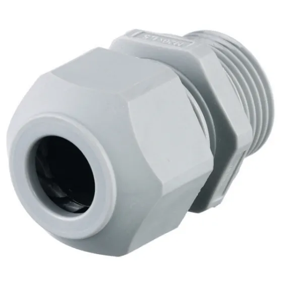 Cord Connector Low Profile Gray Pg21