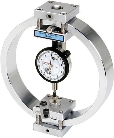 Load Ring With Analog Dial Indicator, 2200lbf, 10.0kN, 1000kgf