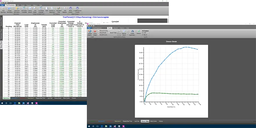 Triaxial Consolidated Drained Module, For NEXT Software