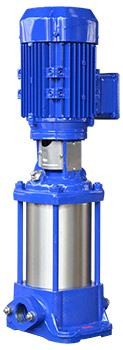 Vertical Multistage Pump, Size 2, 33 Stage, 5.5 kW, 400 V