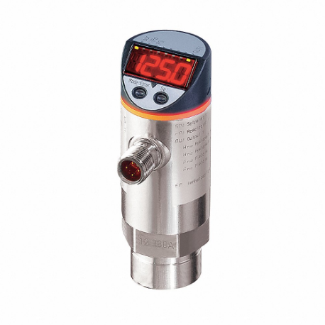 Digital Pressure Sensor, 0 To 362 PSI, Pnp/Npn, 1/4 Inch Npt, 4 Pin M12 Connector