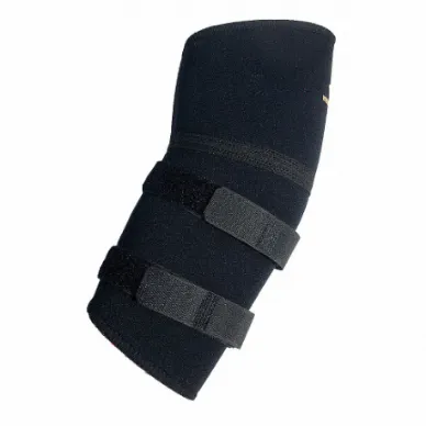 Elbow Support, S Ergonomic Support Size, Black, Pull-Over With Strap, Fits 9 To 10-1/4 In